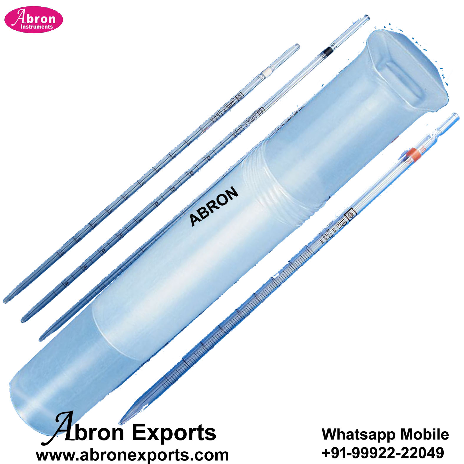 Pipette Box Sterilization Unit Length Adjustable By Screw 4Pc Pack Abron AC-522PS